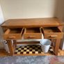 Wooden Mid-Century Modern Desk Image 2