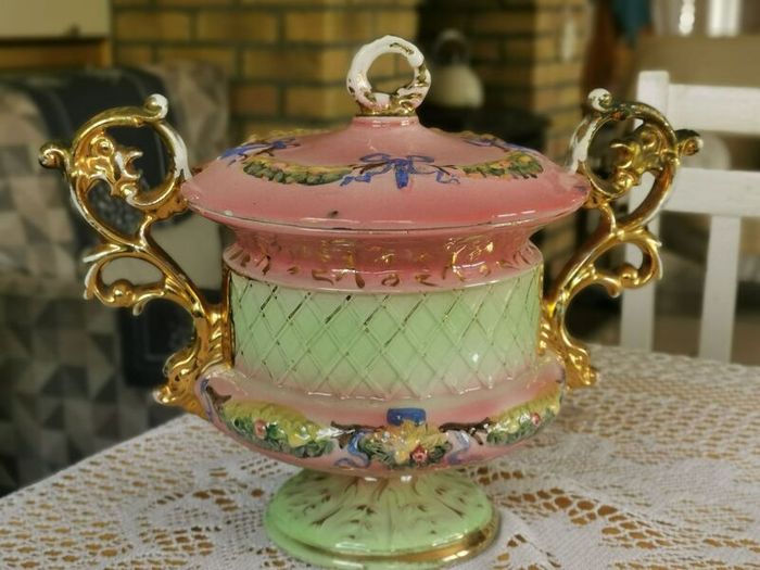 Very old porceline urn