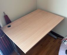 Zen Beech Office Desk - 120cm x 80cm - Excellent Condition