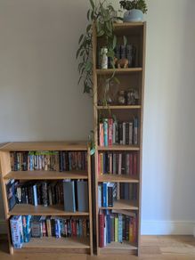 2 x IKEA BILLY Bookcases, Oak Effect
