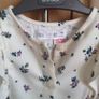 Zara Girls Cream Floral Shirt Image 2