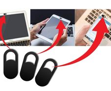3x White Webcam Privacy Covers Laptop Phone Tablet
