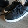 LEVIS Black leather trainers Image 5