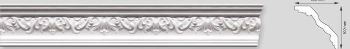 Ceiling Coving, Moulding Polystyrene  for 2 metres length.