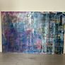 Large abstract textured painting Image 3