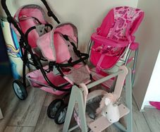 Buggy high chair swing for baby doll in perfect condition