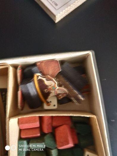 Early Wooden vintage Monopoly game
