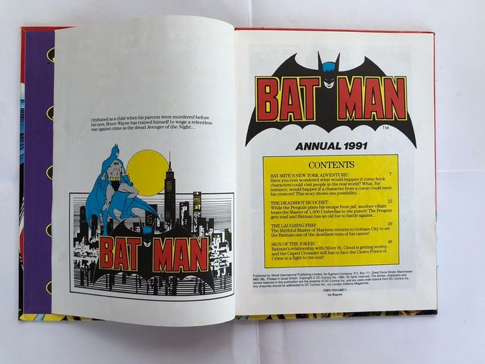 Batman Comic Annual 1991