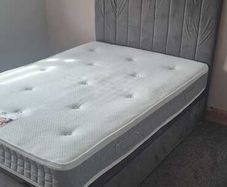 Double Bed with Ottoman Storage