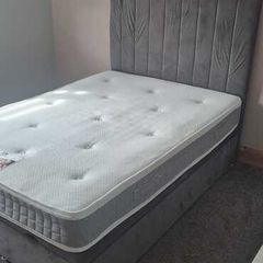 Double Bed with Ottoman Storage