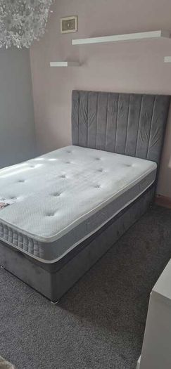 Double Bed with Ottoman Storage