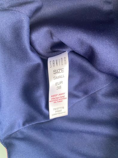 Bnwt Savida blue organza top