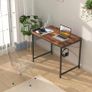 Writing Computer Desk, Office Work Desk for student and worker, Laptop Table with Storage Bag and Headphone Hook,Modern Simple Style Desks for Bedroom, Home, Office 80x50x75cm (FREE POSTAGE) Image 2