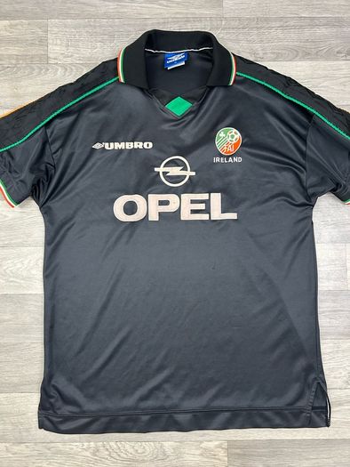Rare Genuine Vintage 1998 Umbro Ireland Away Jersey Shirt Mens XL