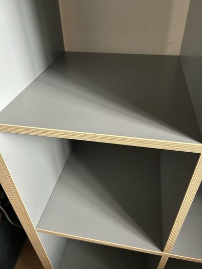 Grey IKEA Kallax Unit