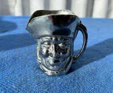 Miniature silver plated Toby Jug