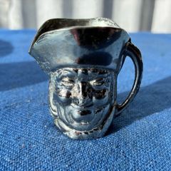 Miniature silver plated Toby Jug