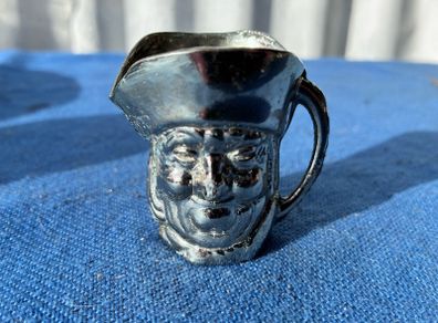 Miniature silver plated Toby Jug