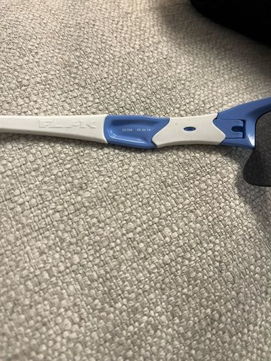 Oakley Flak Jacket XLJ - Light Blue/White