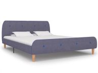 main image for ad Bed Frame Light Grey Fabric 150x200 cm