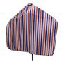 Professional Hairdressing Cape Barbers Gown Hair Cutting Apron - WHITE / RED / BLUE stripes Image 2