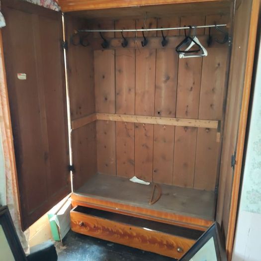 Inlaid Mahogany Wardrobe
