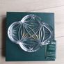 Brand new Galway crystal 24% lead dish/platter 9.5"L- 7.5"W -1"D,  in perfect condition, Image 2