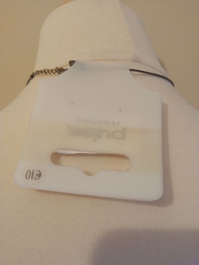 Pulse Disc Pendant Necklace New With Tags