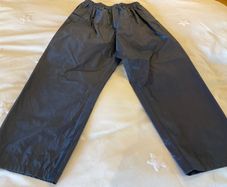 Kids Portwest waterproof rain trousers  navy 9 10