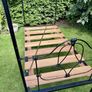Antique Edwardian four poster iron Single beds x 2 available, with mattress Image 4
