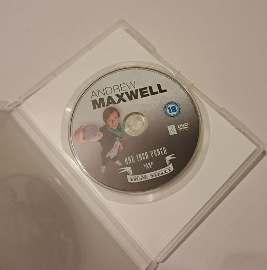 Andrew Maxwell - One Inch Punch - Live at Vicar Street DVD in great condition