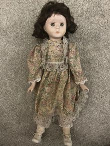 vintage porcelain doll