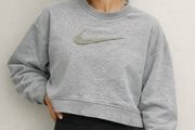 Grey Nike Jumper: Large