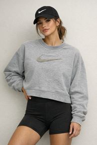 Grey Nike Jumper: Large