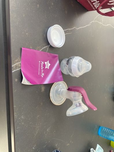 Tommy Tippee . Made for Me single manual breast pump.
