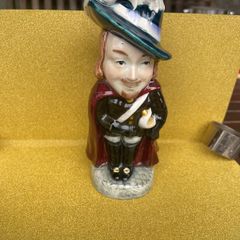 Staffordshire fine ceramics "cavalier" height 17.5 cm Toby jug