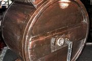 Handmade wooden butter churn