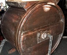 Handmade wooden butter churn