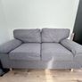 grey 2 Seater sofa Image 2