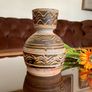 Vintage Hand Thrown Studio Bottle Vase MCM Scandinavian Modern in Style Image 7