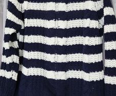 Joules Navy and white Jumper size 10