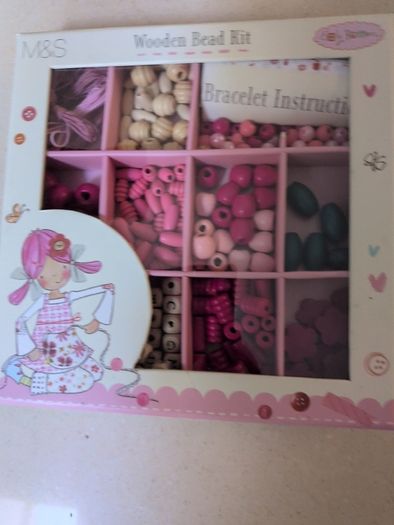 M&S Emily Button Wooden Bead Kit.
