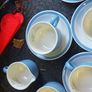 4 cups 4 saucers ,4  side plates ,milk jug ,sugar bowl ,some marked carrigaline, others plain ,buyer collects,,sold as is Image 5