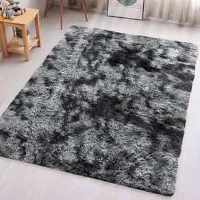 MULTIPLE SIZES/COLOURS AVAILABLE Homeware Rugs Living Room - Grey Area Rugs for Bedroom Anti Slip - Modern Super Soft Thick Pile Small Fluffy Shaggy Rug Non Shedding, 50cm x 80 cm