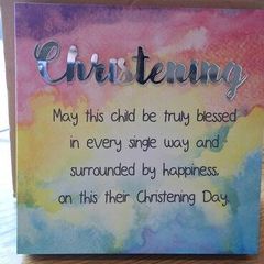 Christening Frame