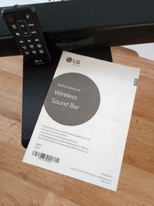 LG Wireless Soundbar with Wireless Subwoofer