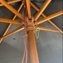Diameter 3m Solid hardwood Garden Parasol with heavy-duty Base Image 8