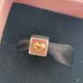 Pandora Two Tone Love Cube Charm with 14k Gold Heart Image 5