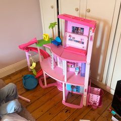 Barbie Items x3 - Playhouse Ambulance and Camper