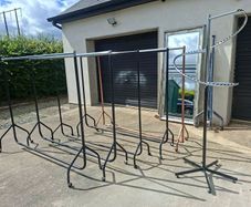 Clothes Rails & Large Mirror